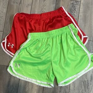 2 Large Under Armour Athletic Shorts